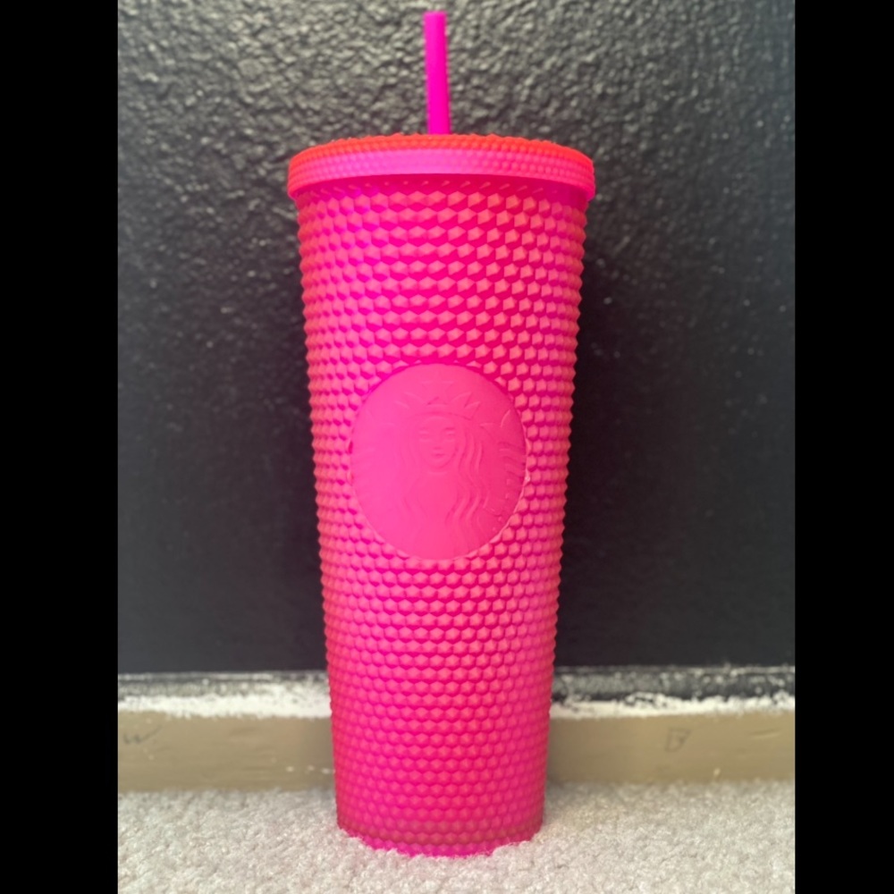 💖‼️SOLD‼️ Starbucks PINK matte tumbler!